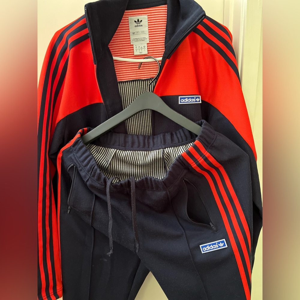 Very Unique Adidas Tracksuit Set
